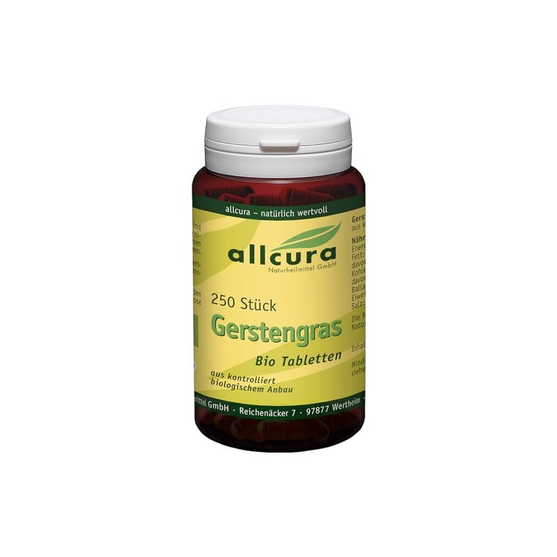 Barley Grass Tablets Organic Pack of 250
