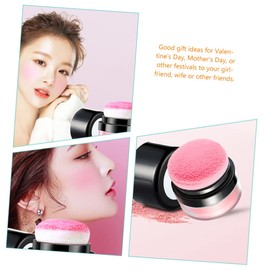 BIUDECO 4pcs Oil Control Cushion Blush Loose Powder Blush Makeup Rubor Face Shimmer Maquillajes Cushion Makeup Blush Powder Blush for Black Women Rose Blush Highlighter Plastic Powdery