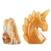 Artistone Unicorn Statue Sculpture 3 Inch Carved Gem Unicorn Crystal