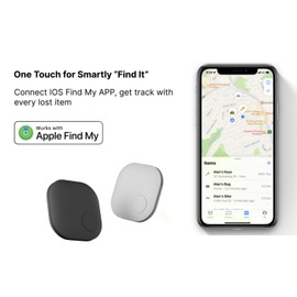 Nutale Air Bluetooth Tracker Item Finder Tag - 4PCS Bluetooth Tracker Finder Locator, Works with Apple Find My (iOS Only)