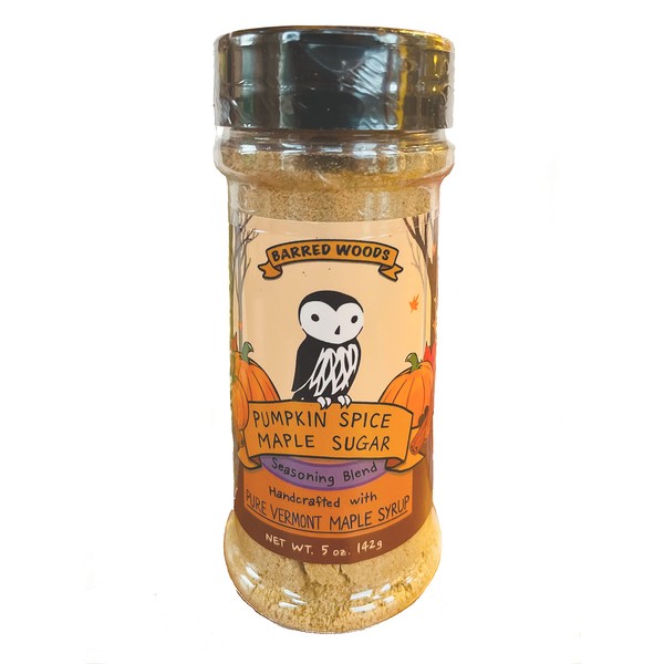 Pumpkin Spice Maple Sugar - 5 oz Jar- From Barred
