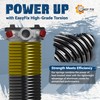 Garage Door Torsion Springs 250x1.75x39 Replacement with 1" Steel Bearing,