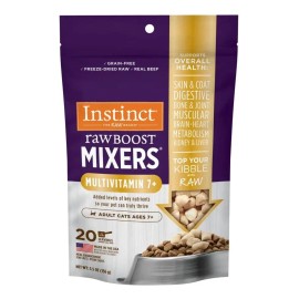 Instinct Rawboost Mixers Adulto 7+para Gato Sabor Carne 156g