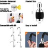 Splash Proof Booster Swivel Kitchen Filter Tap, Universal 360°Rotation Kitchen