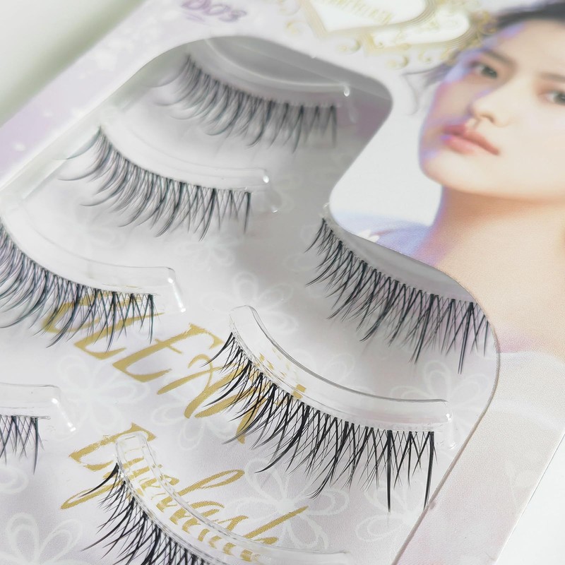 CLEAREYELASH False Eyelashes Natural 3D Matsuke Formula 5 Pairs (D03)
