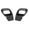 2Pcs Gear Shift Knob Cover Trim Protective Carbon Fiber Gear