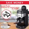 Brentwood GA-134BK Espresso and Cappuccino Maker, 800 Watt, Black