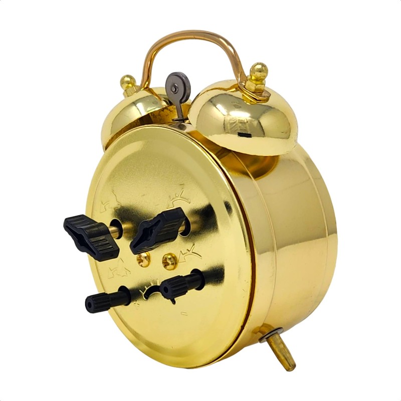 Starlet24 #867 Retro Wind Up Alarm Clock 10 cm Retro