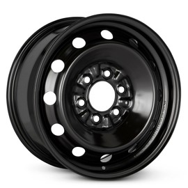 For 2004-2014 Ford Expedition 17 Inch Painted Black Steel - Genuine OEM Rim - Road Ready SUV Wheel