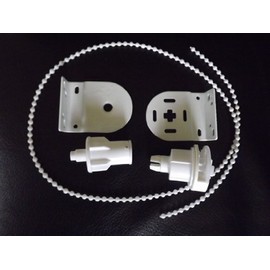 Blindspares Standard Roller Blind Brackets and Chain for 32mm Tube.