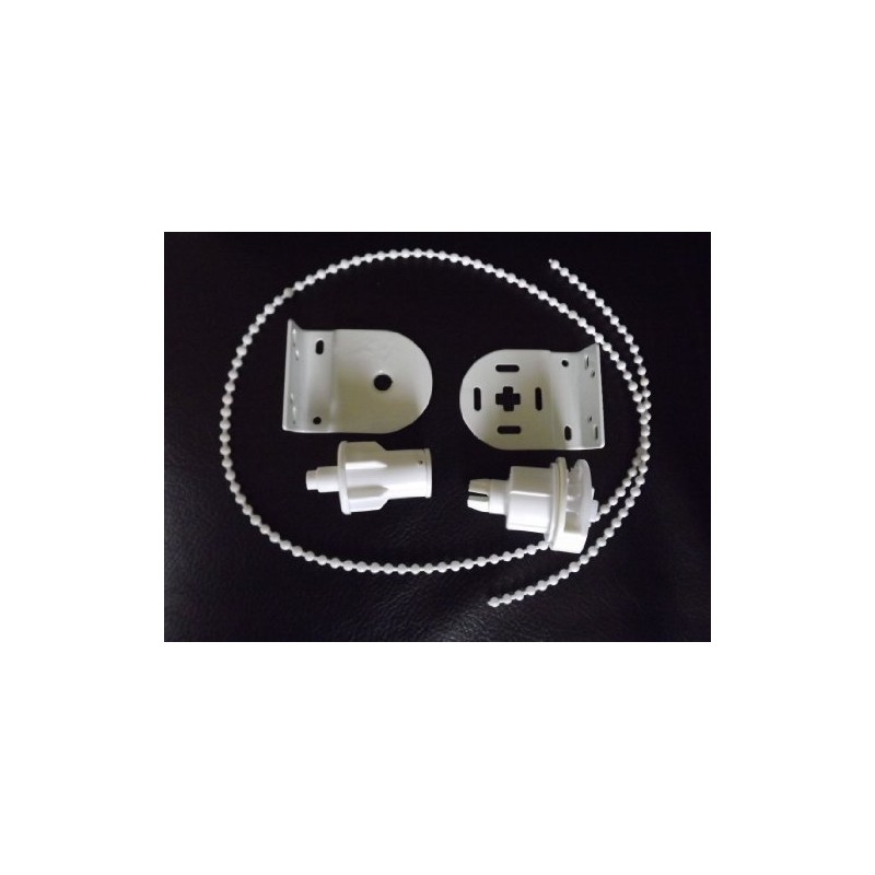 Blindspares Standard Roller Blind Brackets and Chain for 32mm Tube.