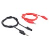 4mm Banana to Crocodile Clip Test Lead Stackable Soft Flexible