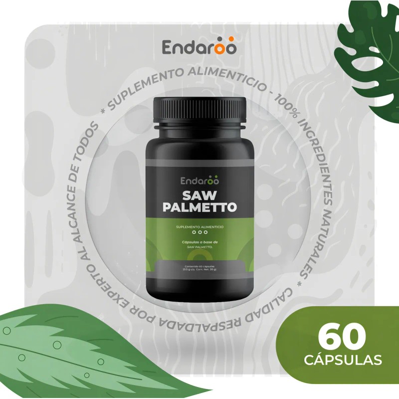 Saw Palmetto 1000 Mg | 180 Cápsulas Pack 3 Frascos