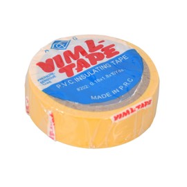 HOCHSTE 10 x PVC Insulation Tape Coloured Electrical Wiring Flame Retardent 16mm Set Yellow 10 Pack