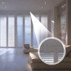 15 Pcs 3" Clear Valance Clips for Blinds 3 Inch
