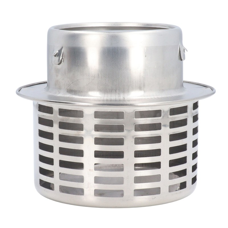 Stainless Steel Air Vent Cap Louvered Vent Cover Round Air