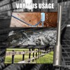 Vearter SDS MAX Shank T-Post Driver for 7/8'' Ground Rods,
