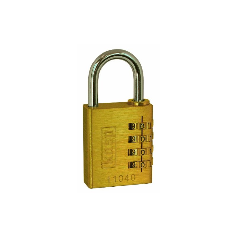 Kasp 110 Brass Combination Padlock 40mm