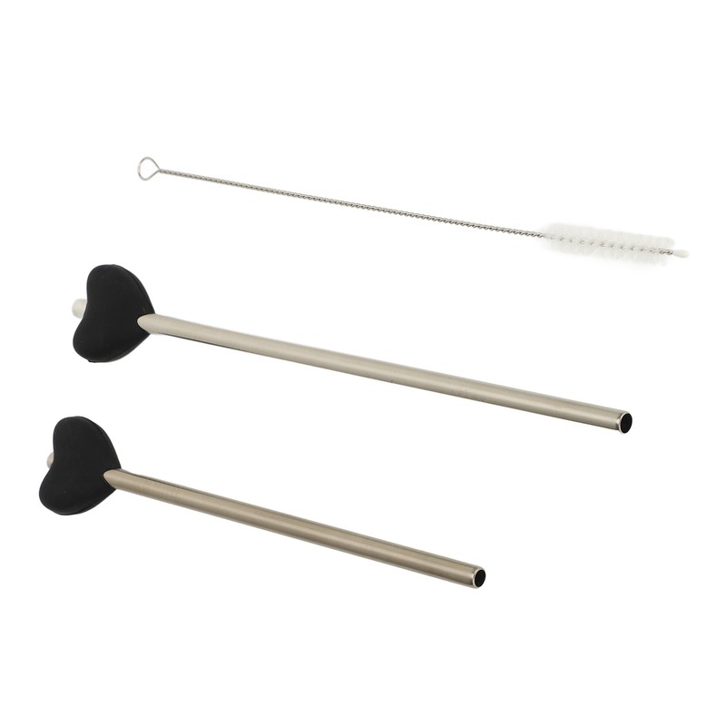 Anti Wrinkle Straw Stainless Steel Lip Line Prevention Straw Reusable