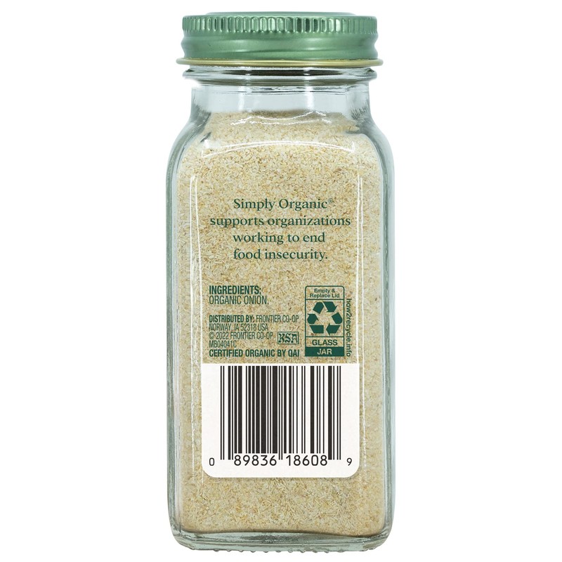 Simply Organic White Onion Powder, Certified Organic | 3 oz