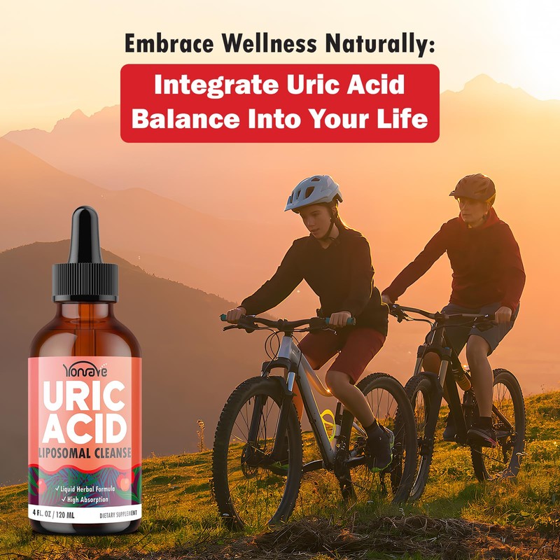 Liposomal Uric Acid Drops, Tart Cherry Supplement with Celery Seed