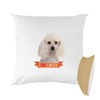 Mygoodprice Poodle 2 Printed Cushion 40 x 40 cm Raspberry
