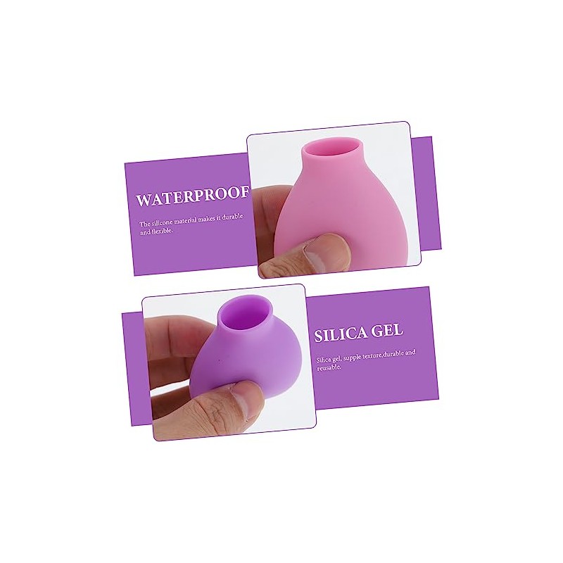 6 Piezas Estuche Para Brochas De Maquillaje De Silicona Fundas