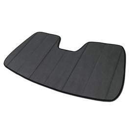 Tuningpros SS-109 Custom Fit Car Windshield Sun Shade Protector, Sunshade Visor Silver & Grey 1-pc Set Compatible With 2013-2020 Ford Fusion