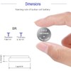 UOGTNON 393 SR754W(SR754SW) 1.55V Silver Oxide Watch Battery (20 Pack)