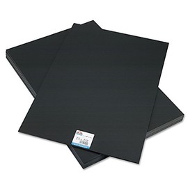 Elmer's 951120 CFC-Free Polystyrene Foam Board, 20 x 30, Black Surface and Core, 10/Carton