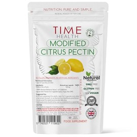 Modified Citrus Pectin (MCP) – Over 90% Galacturonic Acid – Naturally Derived from Lemon – Vegan – UK Made Supplement – Zero Additives (60 Capsule Pouch) (60 Capsule Pouch)