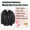 DXdixiu Jamaican Bounce Crochet Hair 8 Inch 16 Roots 5