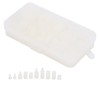 300Pcs M3 White Nylon Screw Set Insulation Material Male Female