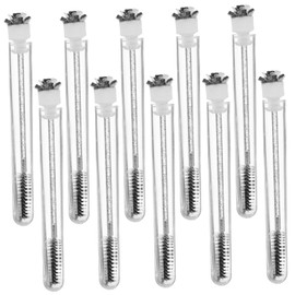 PACKOVE 10pcs Eyelash Wand Soft Lash Applicator with Tube Durable Makeup Brush for Eyelash Extensions and Mascara Elegant Design for Stunning Lashes