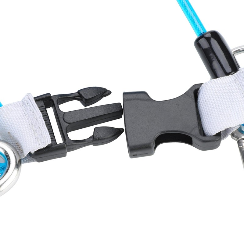 Frdhee Elastic Spiral Cable Diving Reef Hook Anti-Lost Spring Coil