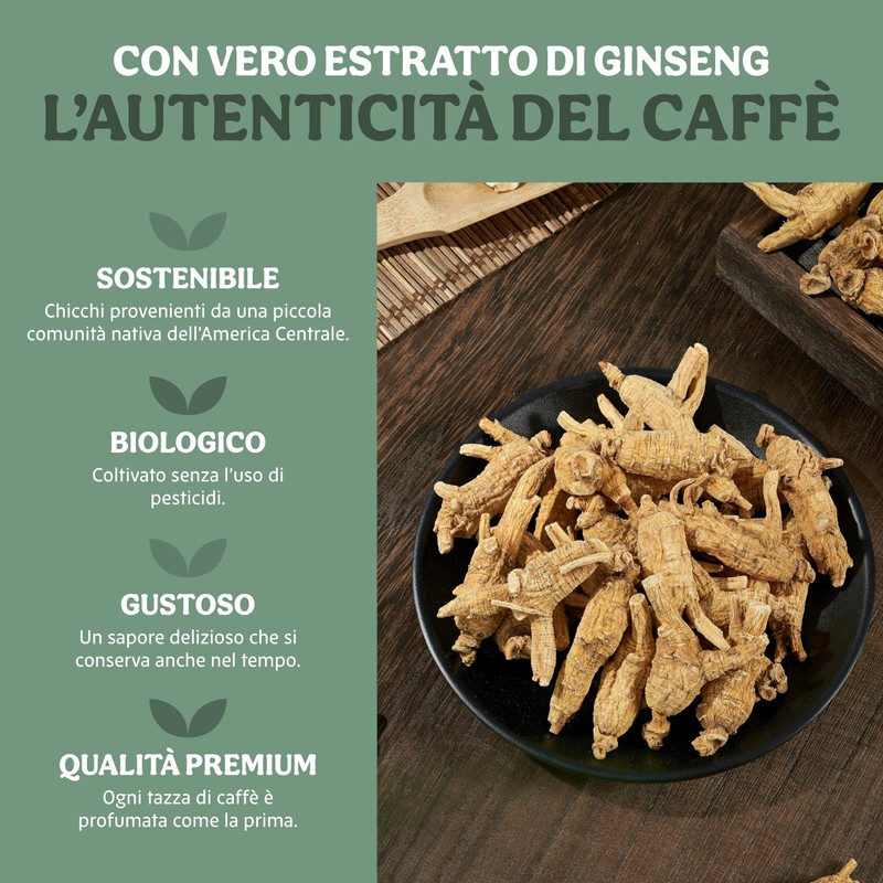 Probios Caffe con Ginseng Bio - Ricco Aroma di Caffe