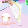 APOMOONS Set Square with Handle Set Square and 1 Ruler