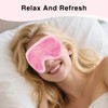 Asheyya 3 Pcs Cooling Eye Mask, Reusable Gel Beads Ice