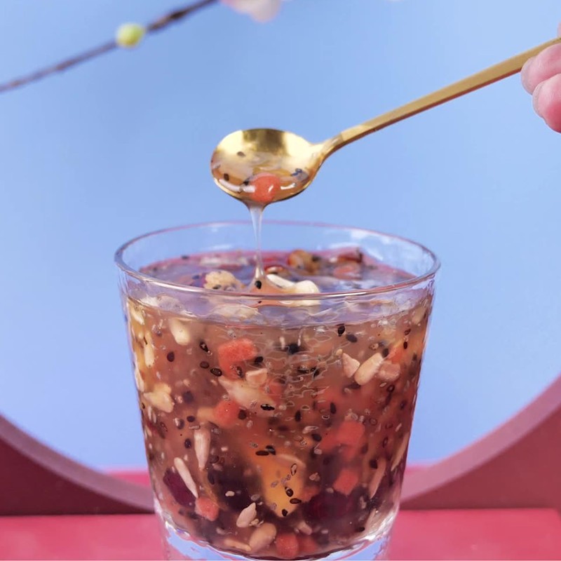 Lotus Root Powder Mix Chinese Soup,Chia Seeds And Nuts Brewing
