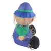 Inflatable Boy Decoration Built in LED Light Waterproof Harvest Scarecrow