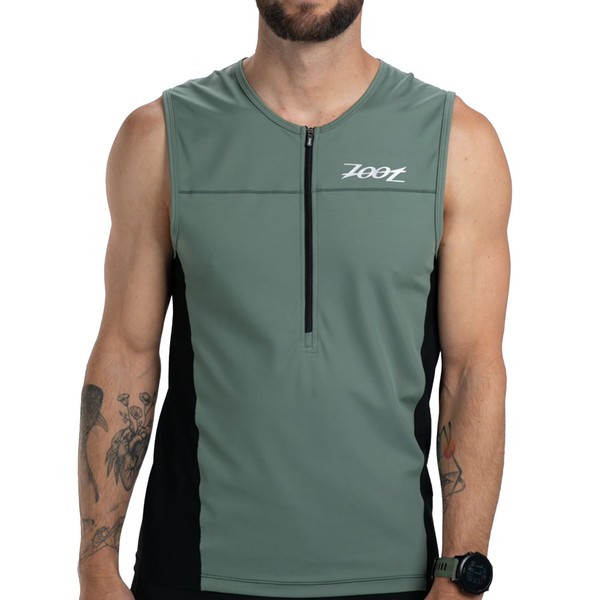 Zoot Men’s Core Tri Tank, Performance Triathlon Race Tank Top,