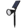 Solar Spotlight Waterproof 4LED Lawn Lights Landscape Lighting for Outdoor