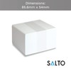 Salto PVC Blank White Cards for Direct Printing - ID,