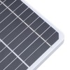 20W Solar Panel Solar Powered Dual Exhaust Fan Kit for