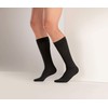 SANYLEG 41222 Gambaletto Cotone Unisex, Media Compressione, L, Nero
