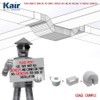 Kair PVC Rectangular Flexible Hose 220mm x 90mm - 3