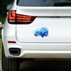 Large 210mm 'Forget-Me-Nots' Permanent Sticker Decal for Cars/Windows/Bins/Walls etc (DW00037363)