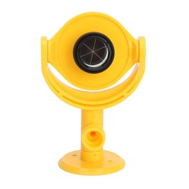 MUNEFE Total Station Reflector, Surveying Mini Prism, All Metal Single Tilt Prism for A Wide Range Of Measurement Applications