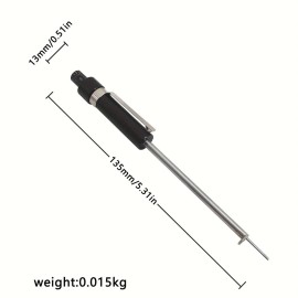 Brake Pad Thickness Gauge - Pro Auto Tool, Clear Scale, for Pads/Tire Tread