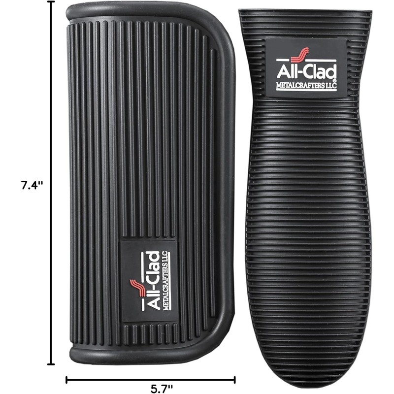 All-Clad Silicone Grip Set: 100% Silicone Flexible & Heat Resistant